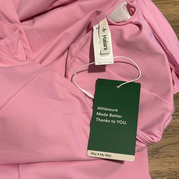 Halara Size Large Pink Square Neck Sleeveless Jumpsuit Comfort Stretch Wedding - Picture 4 of 5